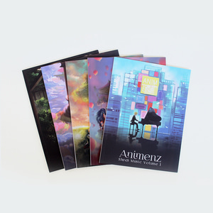 Animenz Sheet Music Volume 1-5